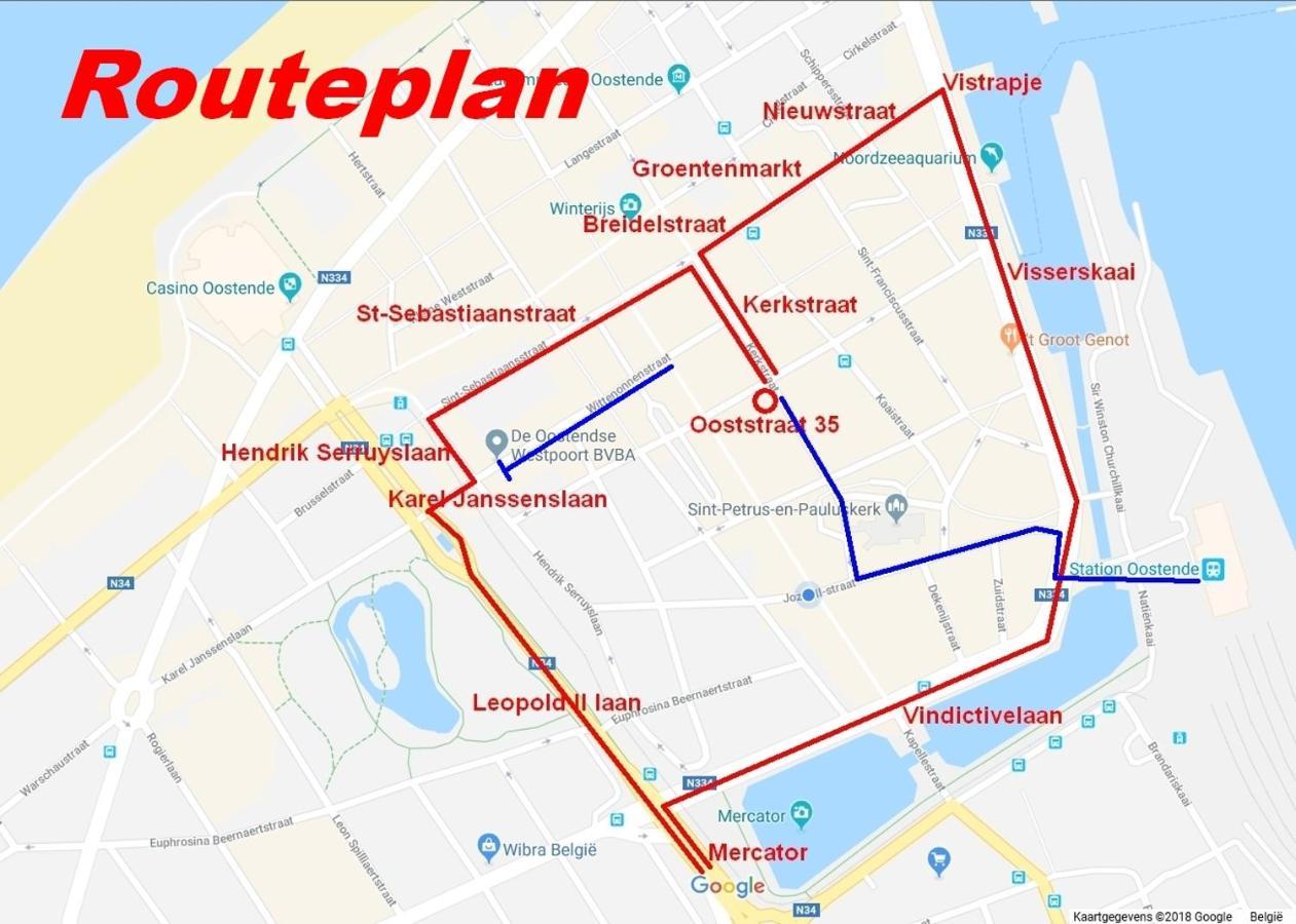 Vakantieappartement Emiel Centrum Oostende Met Garage Εξωτερικό φωτογραφία