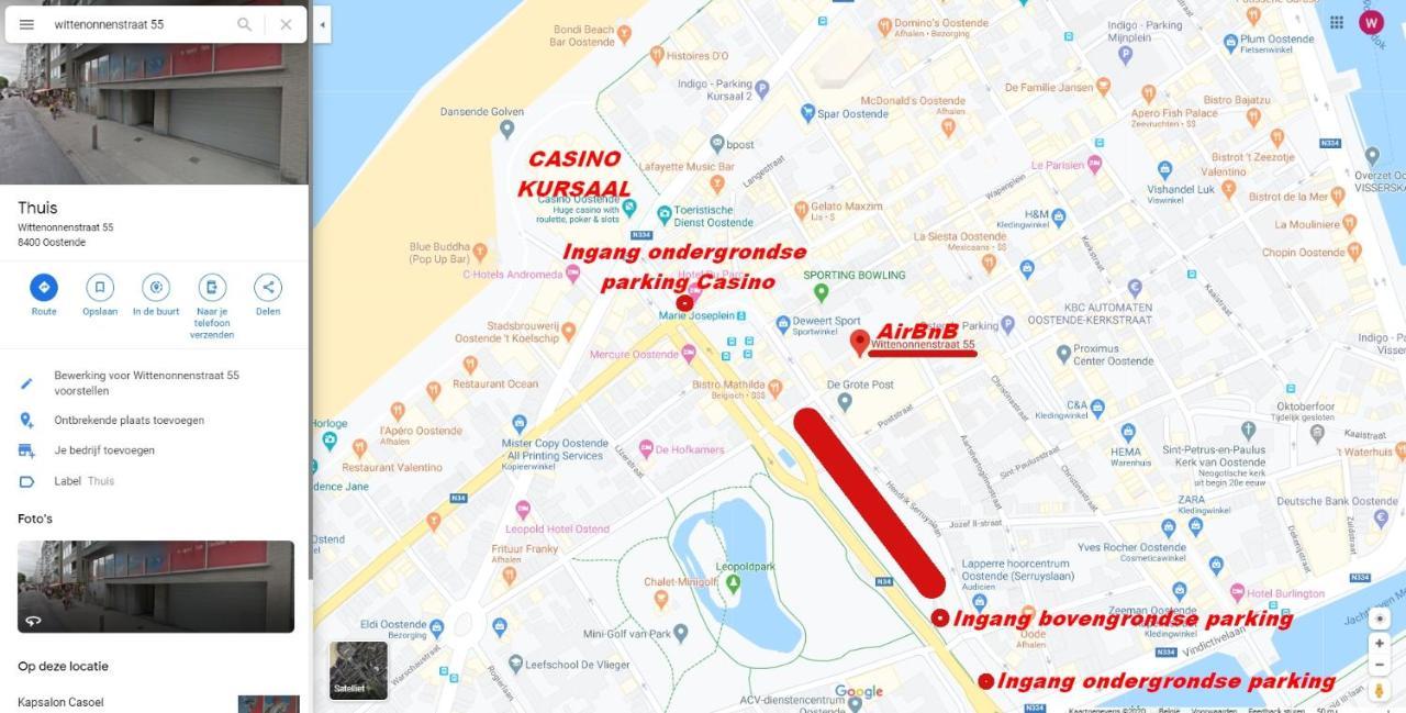 Vakantieappartement Emiel Centrum Oostende Met Garage Εξωτερικό φωτογραφία