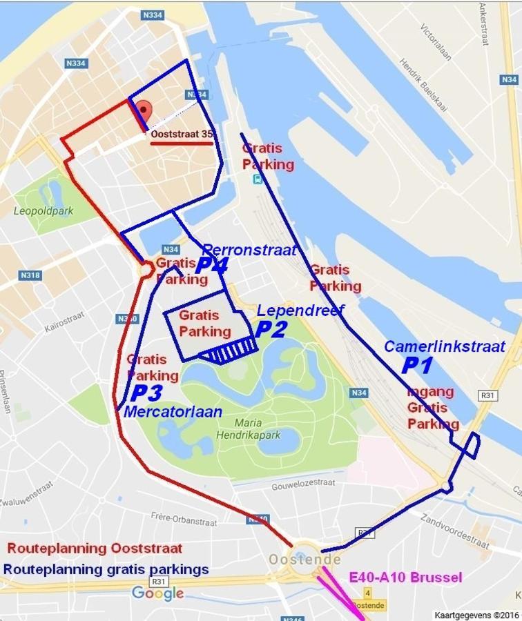 Vakantieappartement Emiel Centrum Oostende Met Garage Εξωτερικό φωτογραφία