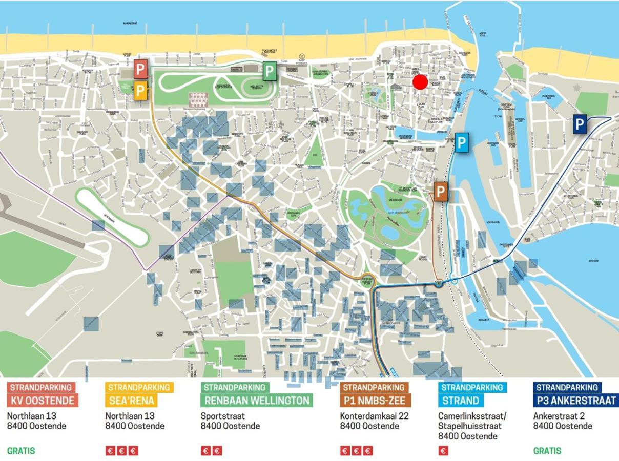 Vakantieappartement Emiel Centrum Oostende Met Garage Εξωτερικό φωτογραφία